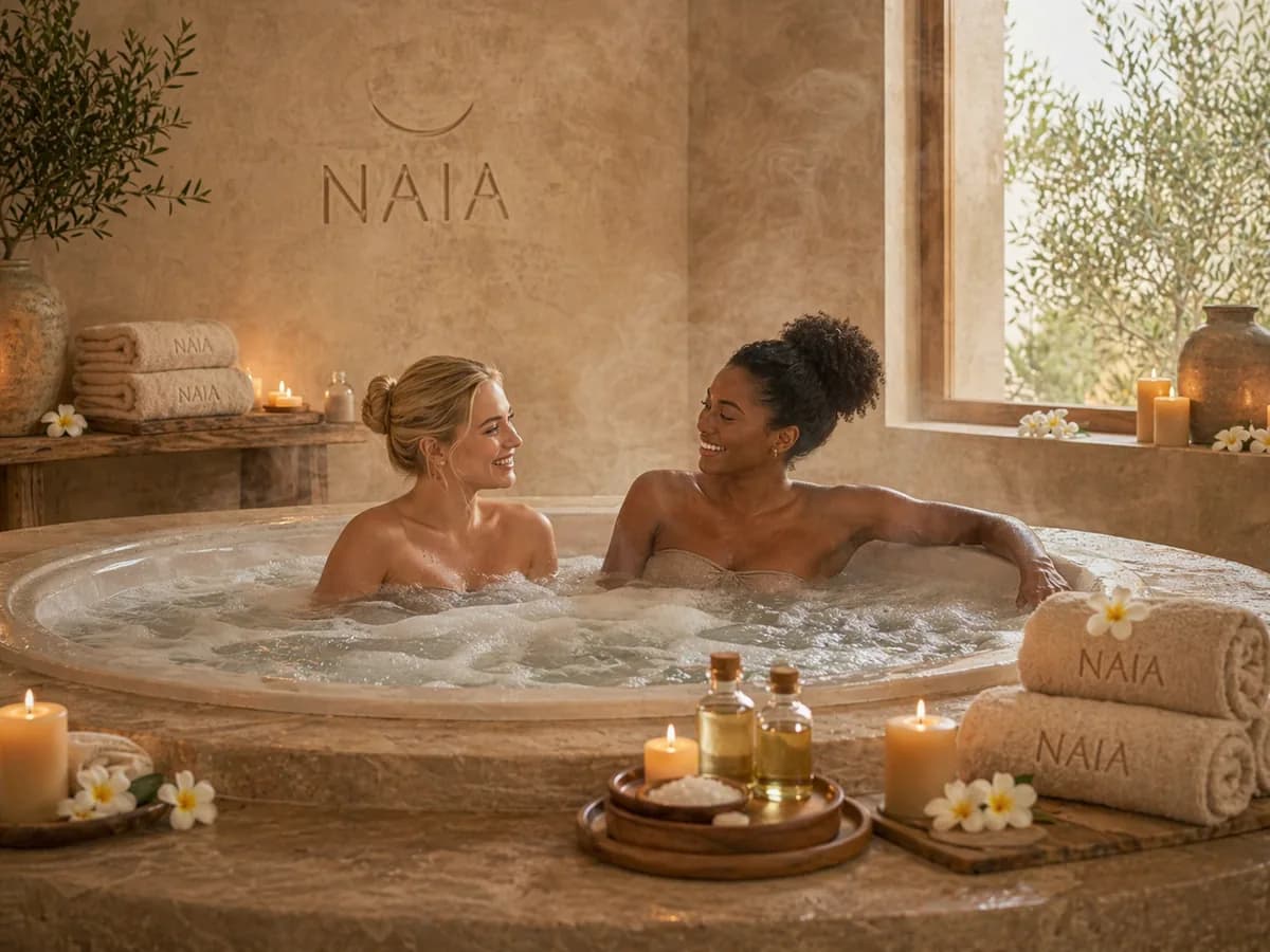 Naia curated spa booking atmosphere in Hurghada